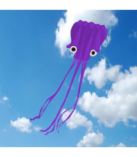5m Octopus Soft Kite Purple
