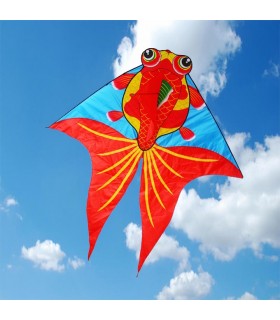 Red Gold Fish Kite